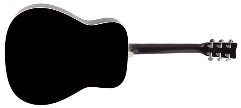 Yamaha F370 Bl Dreadnought Epicea Nato 2016 - Black - Guitarra acústica & electro - Variation 2