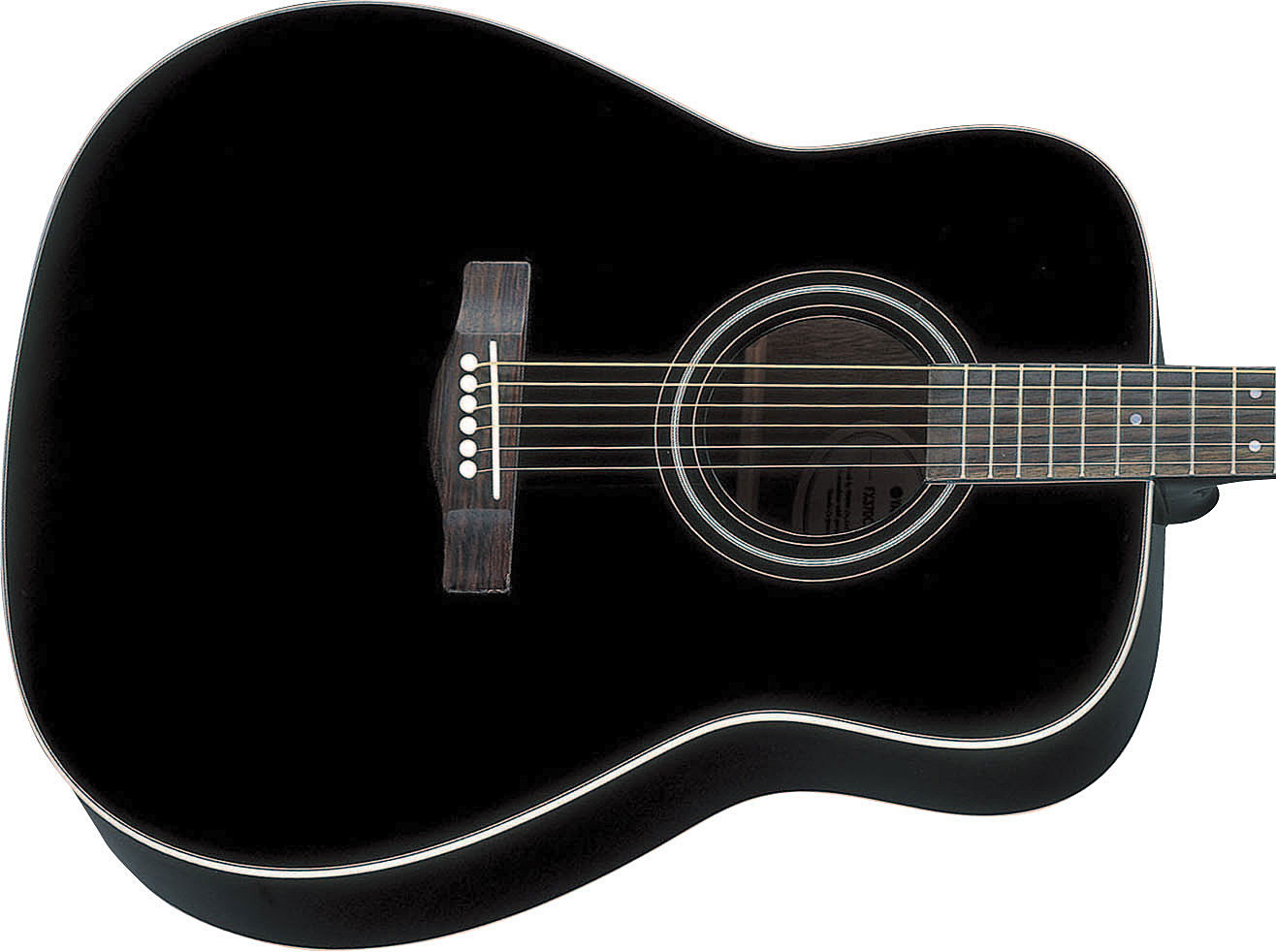 Yamaha F370 Bl Dreadnought Epicea Nato 2016 - Black - Guitarra acústica & electro - Variation 3