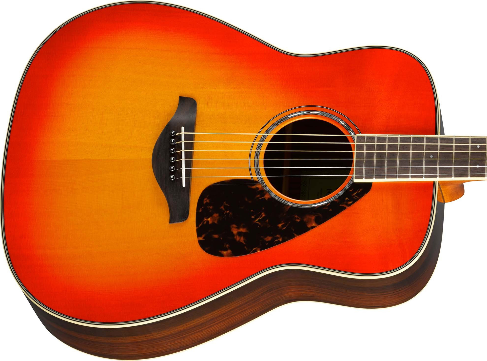 Yamaha Fg830 Ab Dreadnought Epicea Palissandre 2016 - Autumn Burst - Guitarra acústica & electro - Variation 2