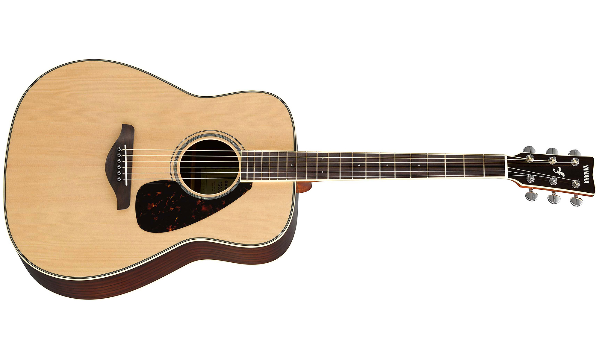 Yamaha Fg830 Nt Dreadnought Epicea Palissandre Rw 2016 - Natural Gloss - Guitarra acústica & electro - Variation 1