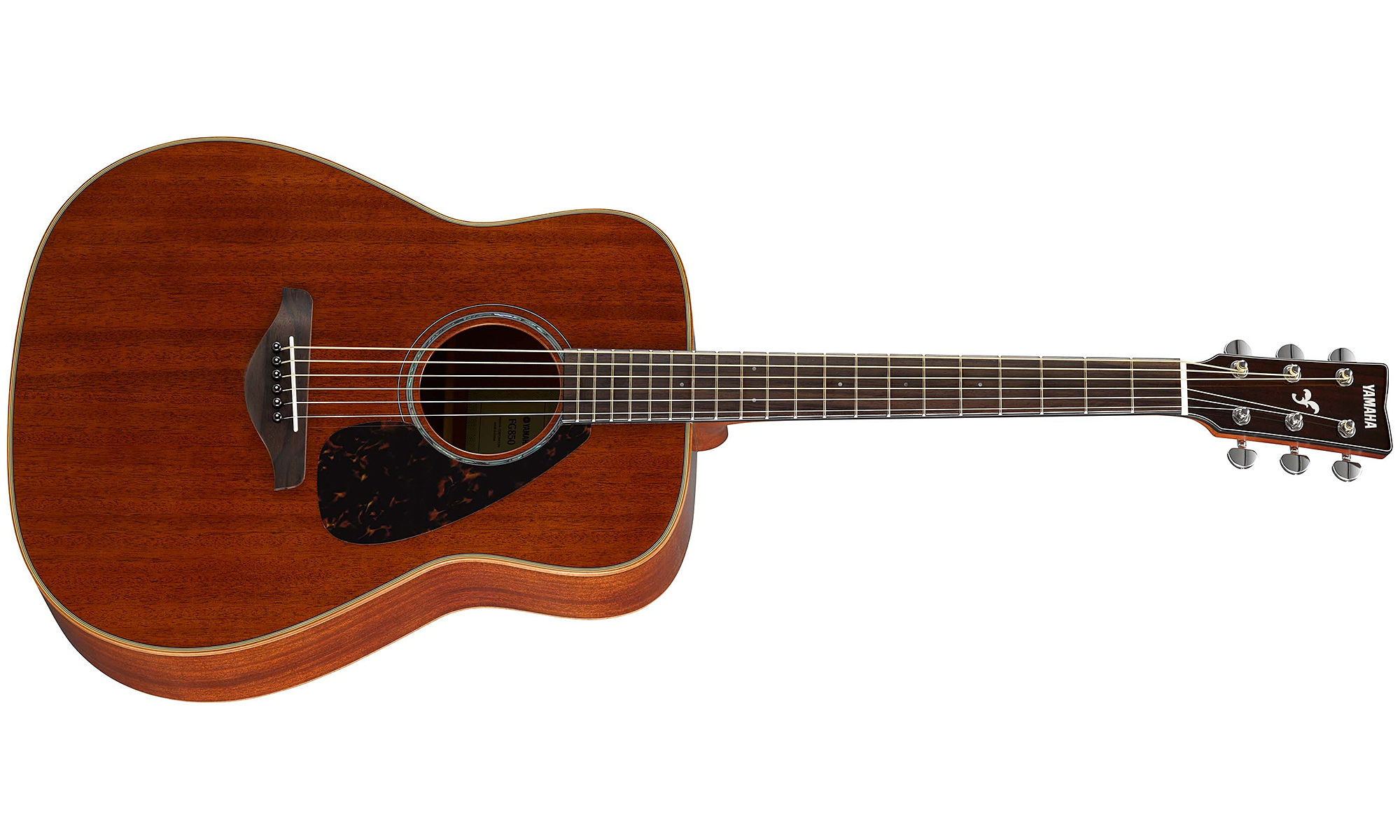 Yamaha Fg850 Nt Dreadnought Tout Acajou 2016 - Natural Gloss - Guitarra acústica & electro - Variation 1