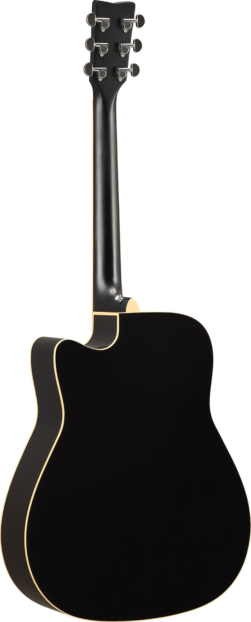 Yamaha Fgc-ta Transacoustic Cutaway Epicea Acajou Rw - Black - Guitarra acústica & electro - Variation 1