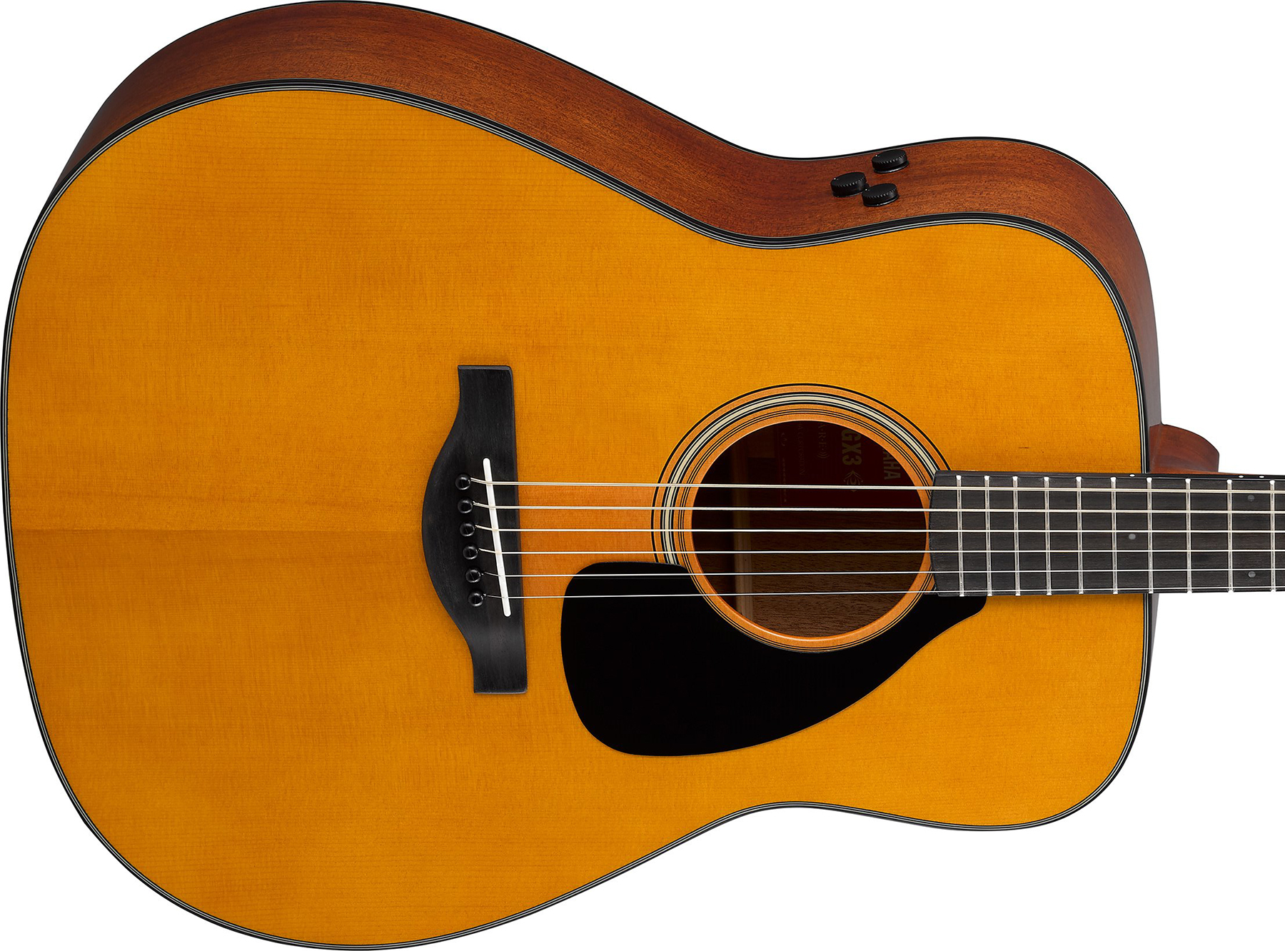 Yamaha Fgx3 Red Label Dreadnought Epicea Palissandre Eb - Heritage Natural - Guitarra acústica & electro - Variation 2