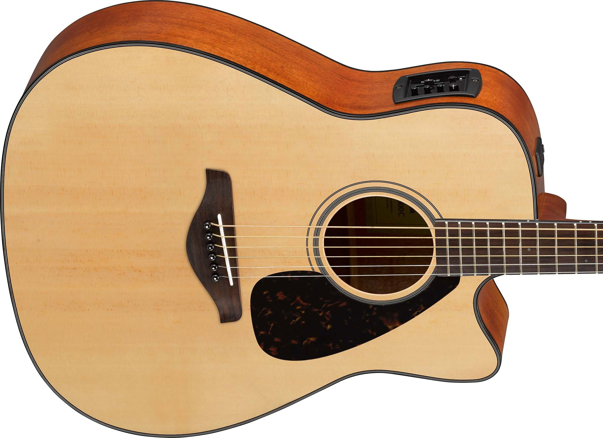 Yamaha Fgx800c Nt Dreadnought Cw Epicea Nato 2016 - Natural - Guitarra electro acustica - Variation 2