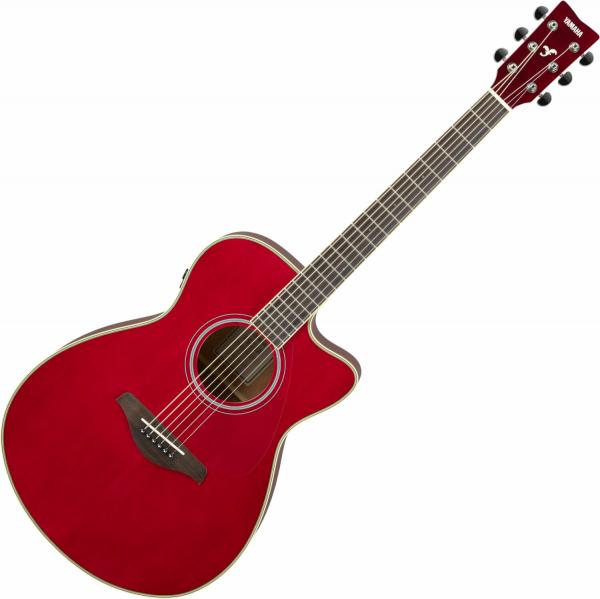 Guitarra acústica & electro Yamaha FSC-TA TRANSACOUSTIC - Ruby red