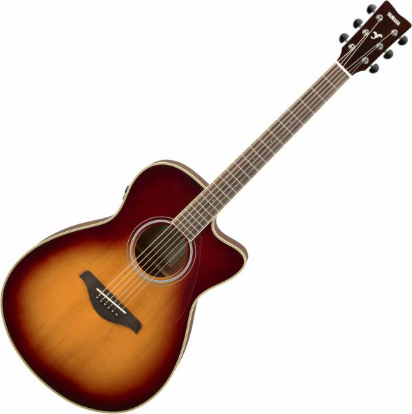 Guitarra acústica & electro Yamaha FSC-TA TRANSACOUSTIC - Brown sunburst