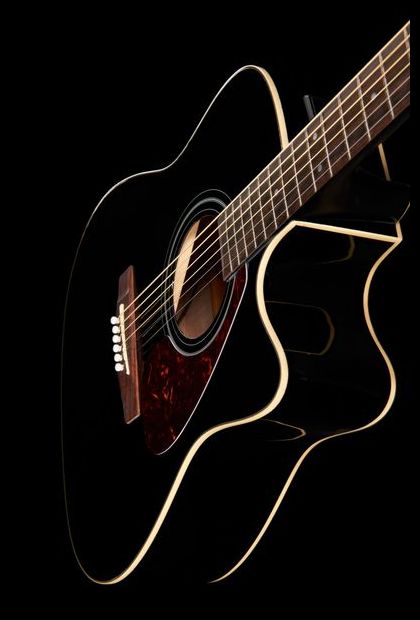 Yamaha Fx370c - Black - Guitarra electro acustica - Variation 3