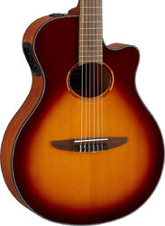 Guitarra clásica 4/4 Yamaha NTX1 - Brown sunburst