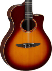 Guitarra clásica 4/4 Yamaha NTX3 - Brown sunburst