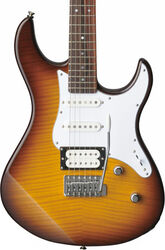 Guitarra eléctrica con forma de str. Yamaha Pacifica 212VFM - Tobacco brown sunburst