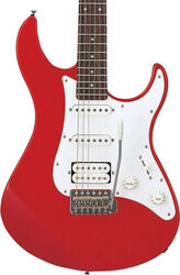 Guitarra eléctrica con forma de str. Yamaha Pacifica PAC112J - Red metallic
