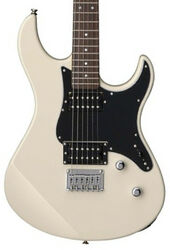 Guitarra eléctrica con forma de str. Yamaha Pacifica PAC120H - Vintage white