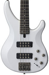 Bajo eléctrico de cuerpo sólido Yamaha TRBX304 - White