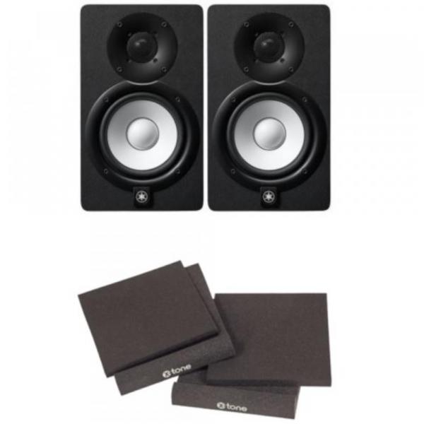 Pack home estudio Yamaha HS5 Black (la paire) + Mousses isolantes