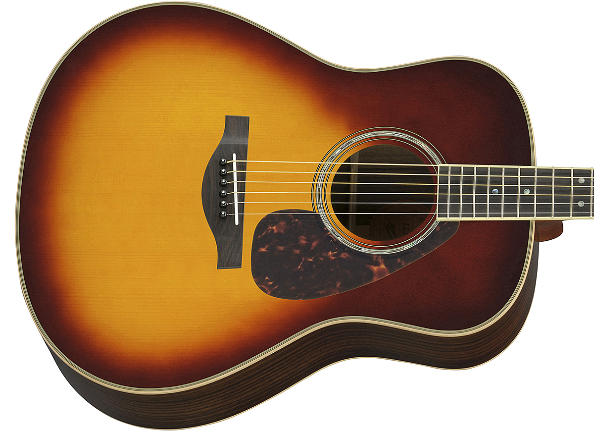 Yamaha Ll16 Are Jumbo Epicea Palissandre Eb - Brown Sunburst - Guitarra electro acustica - Variation 2