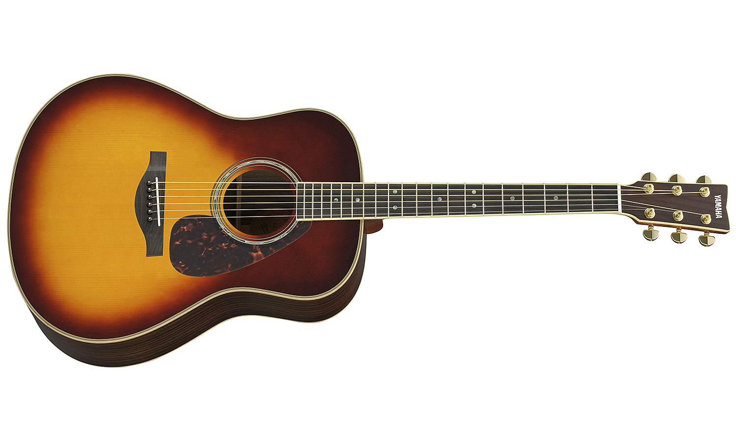 Yamaha Ll16 Are Jumbo Epicea Palissandre Eb - Brown Sunburst - Guitarra electro acustica - Variation 1