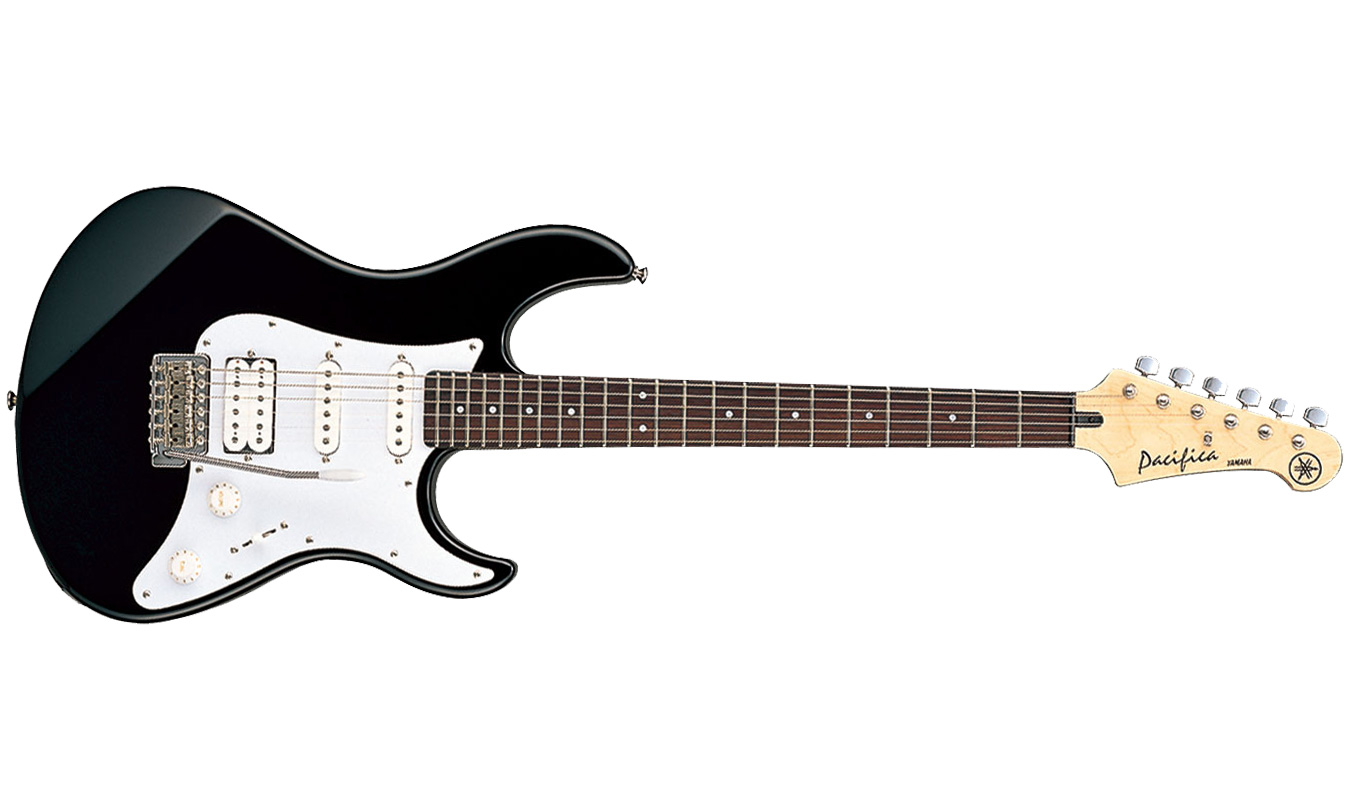 Guitarra eléctrica de cuerpo sólido Yamaha Pacifica 012 - black - black  negro