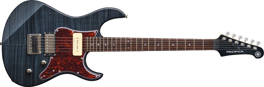 Yamaha Pacifica Pac611hfm Tbl Rw - Translucent Black - Guitarra eléctrica con forma de str. - Variation 1