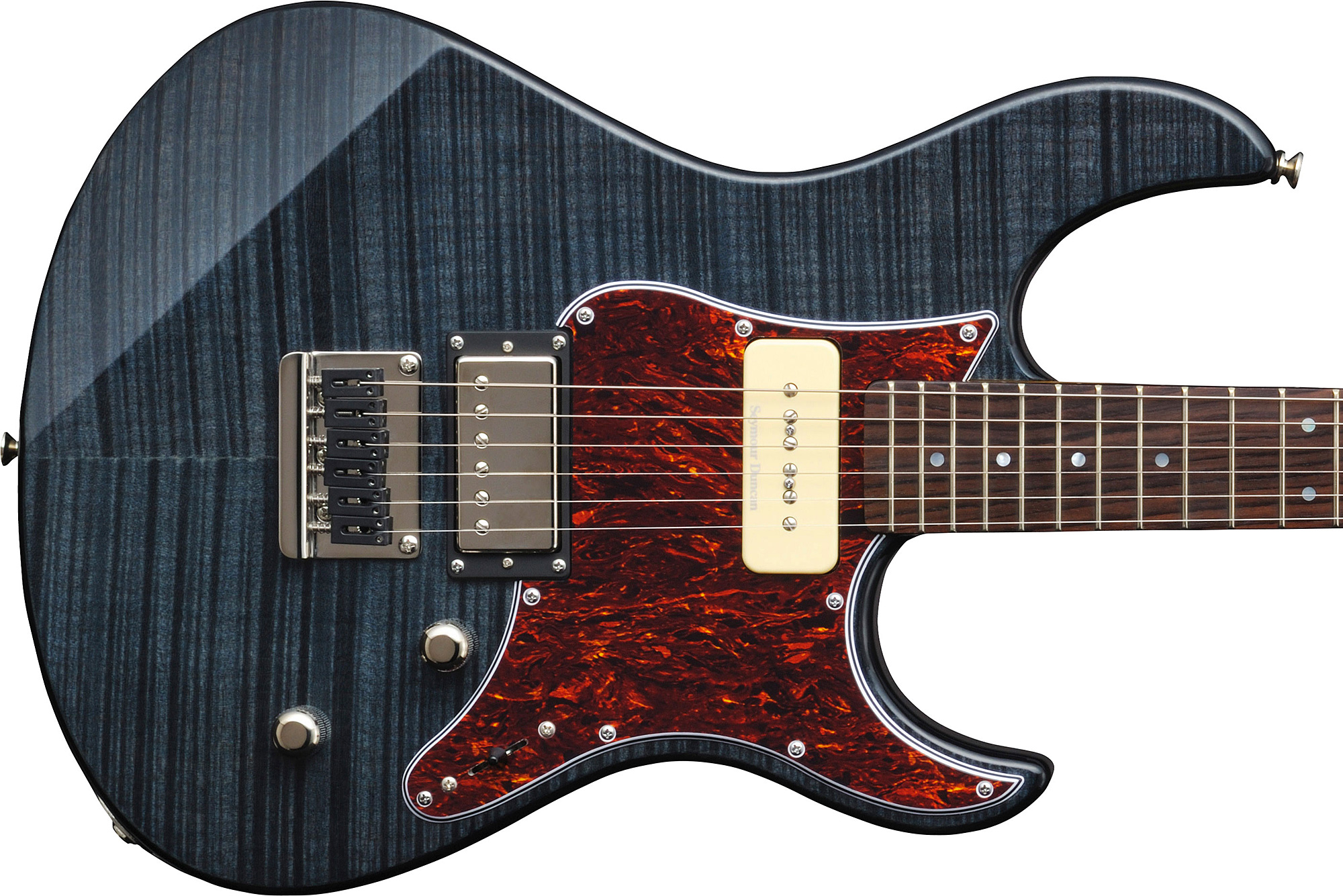 Yamaha Pacifica Pac611hfm Tbl Rw - Translucent Black - Guitarra eléctrica con forma de str. - Variation 2