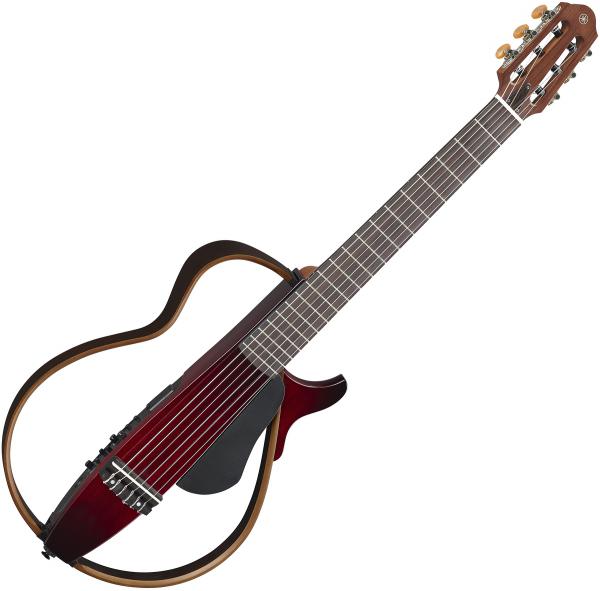 Guitarra clásica 4/4 Yamaha Silent Guitar Nylon String SLG200N - Crimson red burst