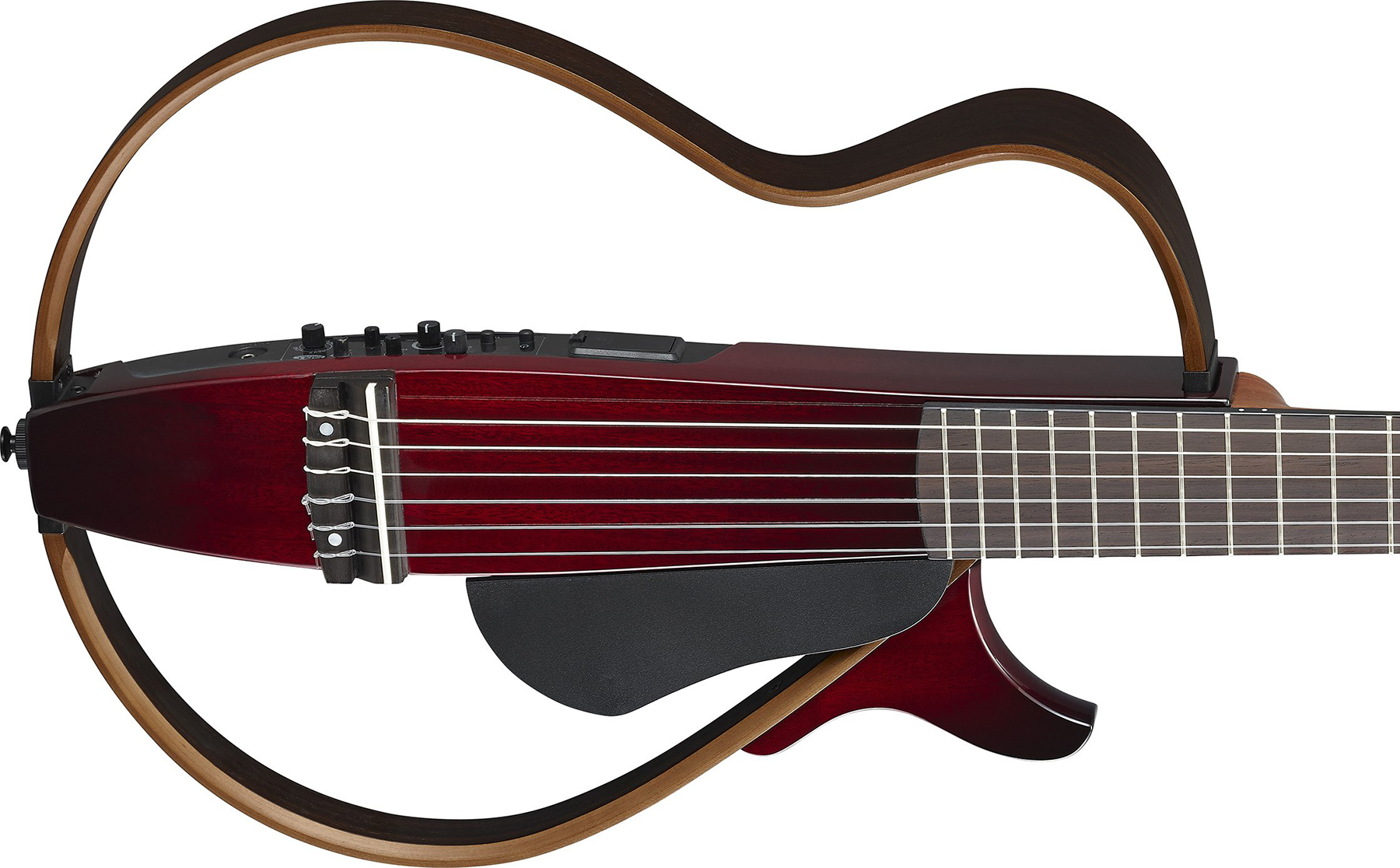 Yamaha Silent Guitar Slg200n Nylon String Cw Rw - Crimson Red Burst - Guitarra clásica 4/4 - Variation 1