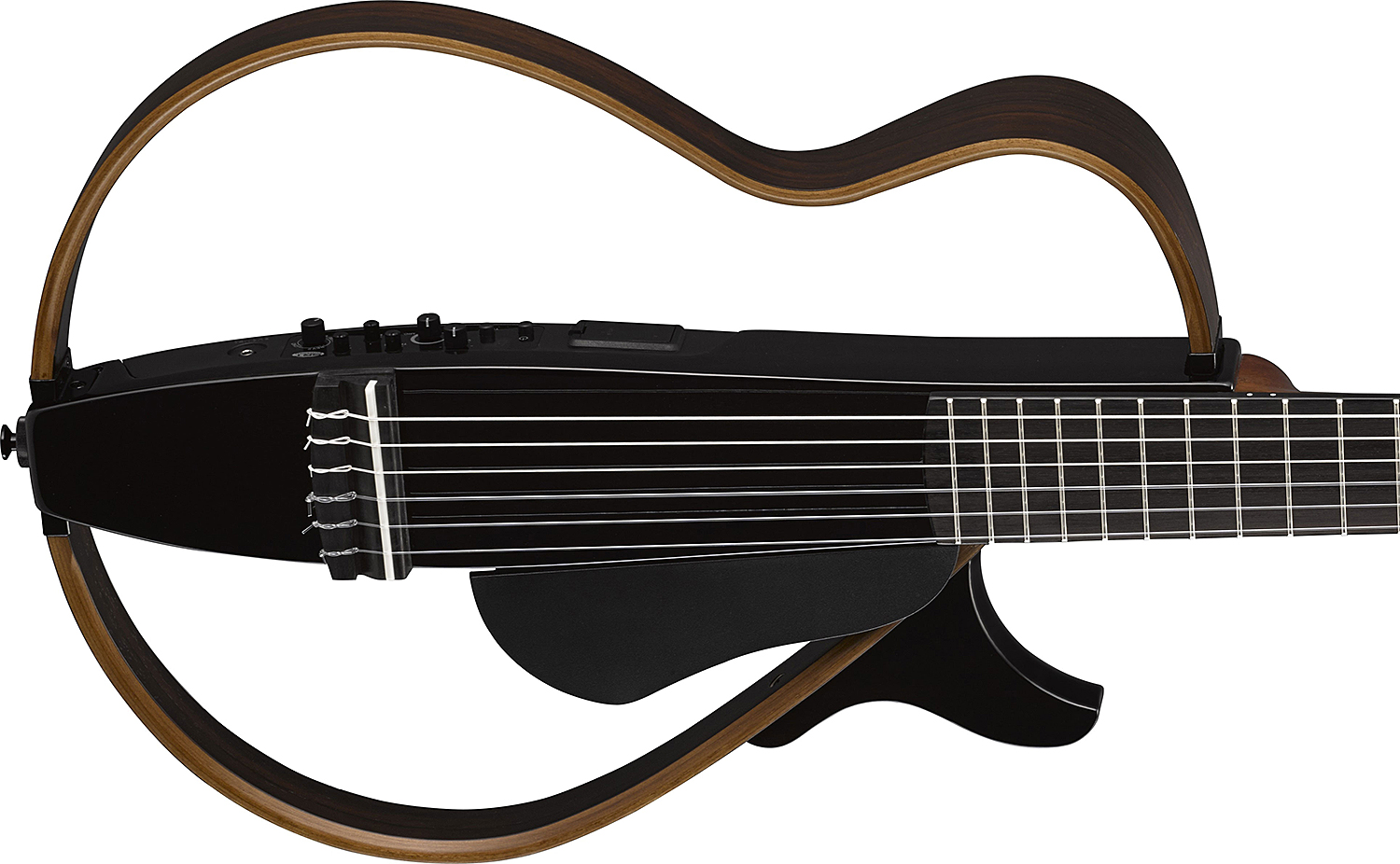 Yamaha Silent Guitar Slg200n - Translucent Black Gloss - Guitarra clásica 4/4 - Variation 2