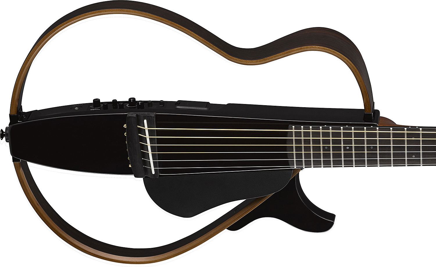 Yamaha Silent Guitar Slg200s - Translucent Black - Guitarra electro acustica - Variation 2
