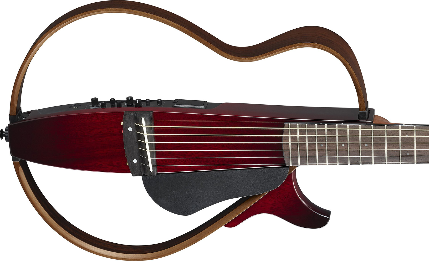 Yamaha Silent Guitar Slg200s Steel String Cw Rw - Crimson Red Burst - Guitarra acústica de viaje - Variation 1