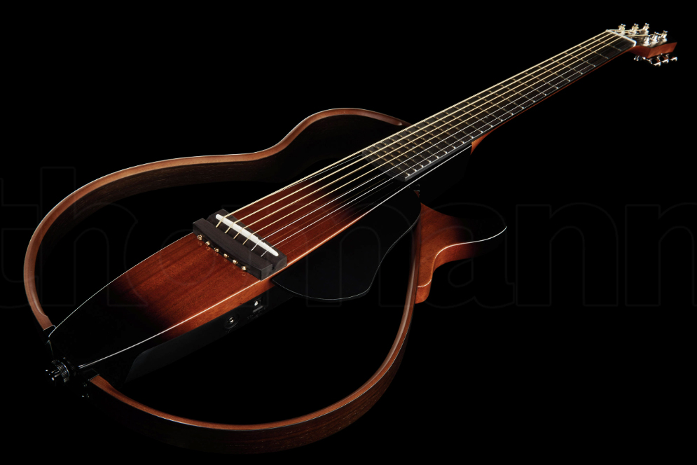 Yamaha Silent Guitar Slg200sii Steel String Cw Tout Acajou Rw - Tobacco Brown Sunburst - Guitarra folk - Variation 2