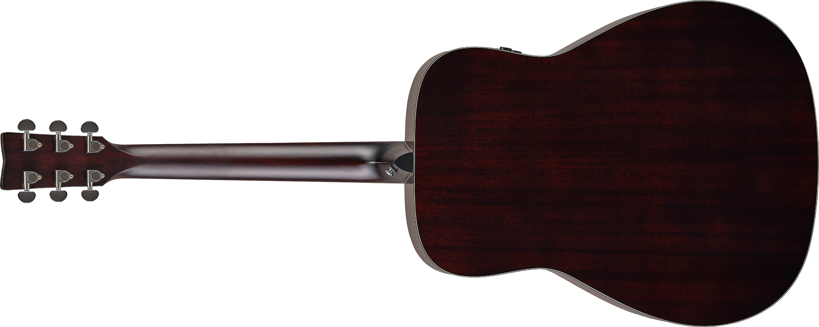 Yamaha Tag1e Transacoustic Dreadnought Epicea Acajou Noy - Translucent Black - Guitarra folk - Variation 2