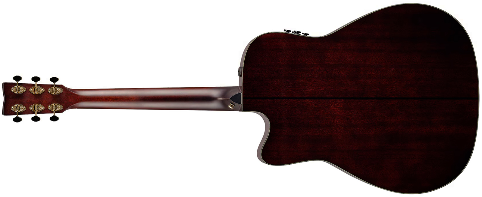 Yamaha Tag3c Transacoustic Dreadnought Cw Epicea Acajou Eb - Natural - Guitarra folk - Variation 2