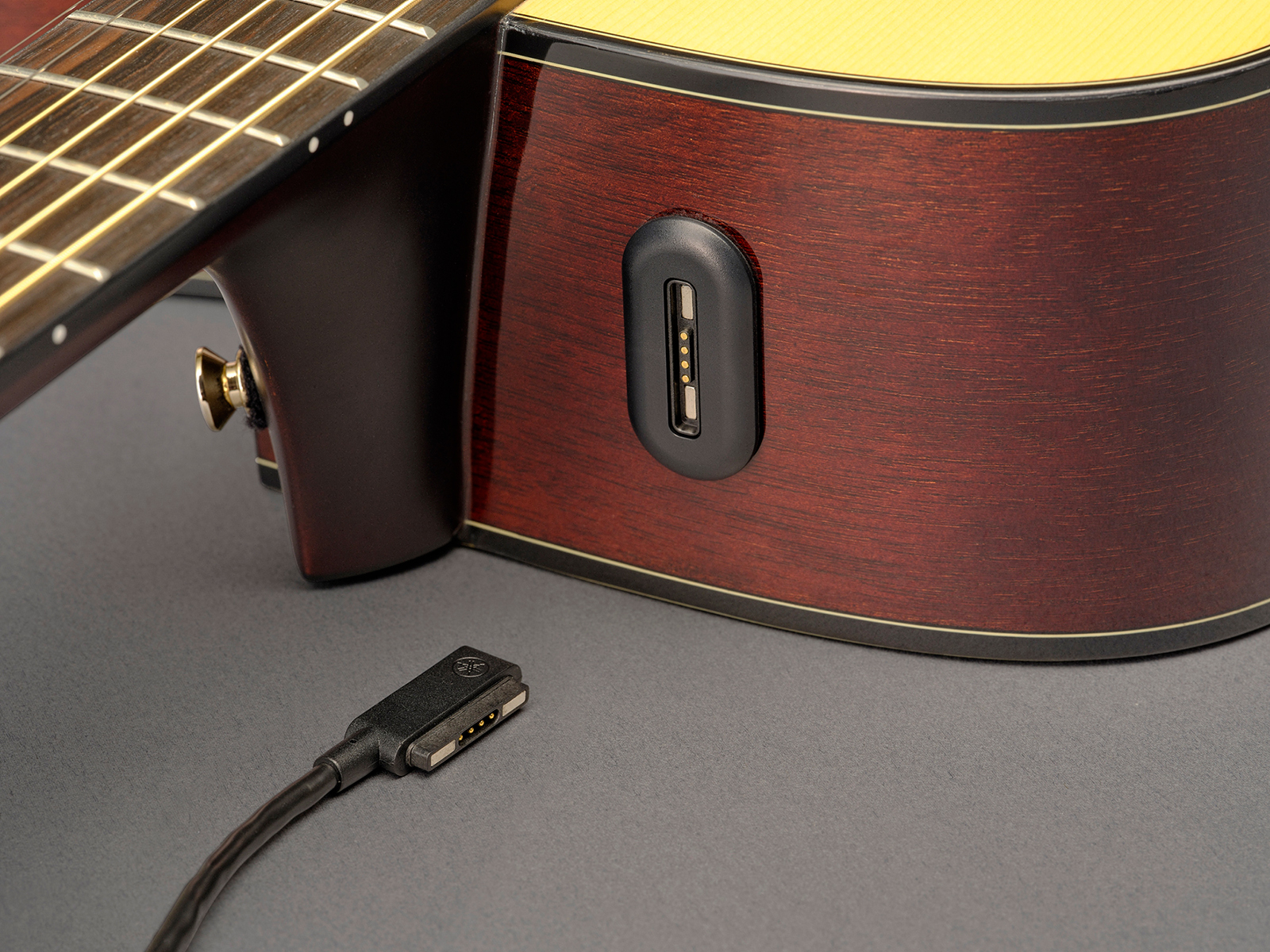 Yamaha Tag3c Transacoustic Dreadnought Cw Epicea Acajou Eb - Natural - Guitarra folk - Variation 7