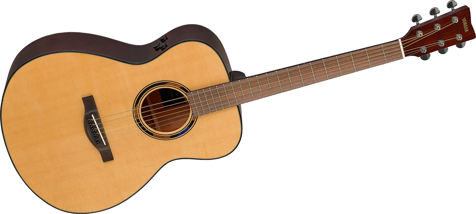 Yamaha Tas1e Transacoustic Concert Epicea Acajou Noy - Natural - Guitarra folk - Variation 1
