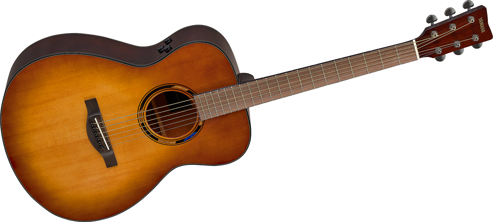 Yamaha Tas1e Transacoustic Concert Epicea Acajou Noy - Sand Burst - Guitarra folk - Variation 1