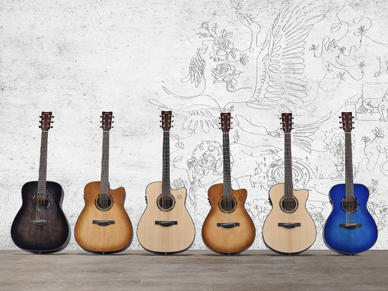 Yamaha Tas1e Transacoustic Concert Epicea Acajou Noy - Natural - Guitarra folk - Variation 5