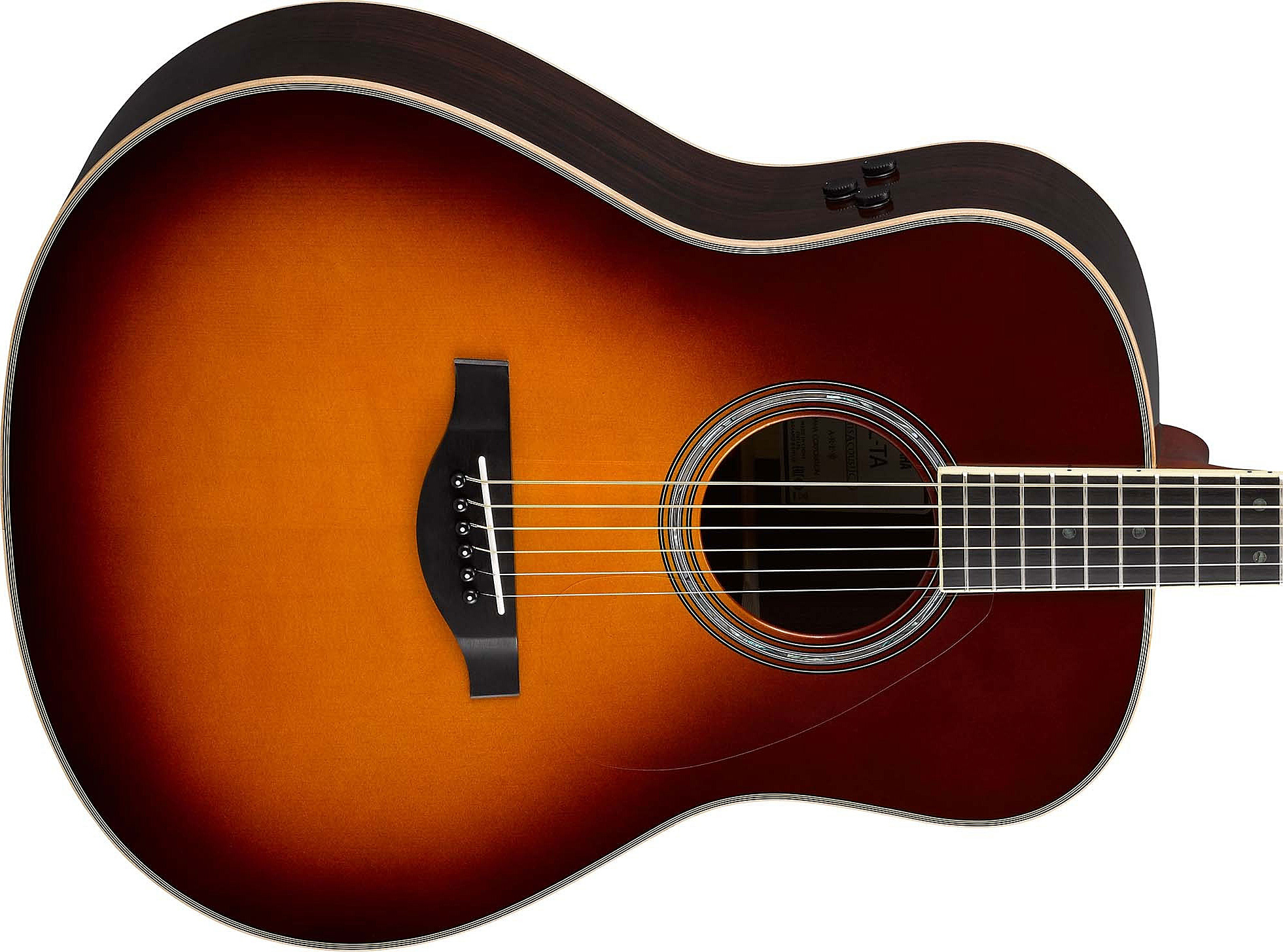 Yamaha Transacoustic Ll-ta Dreadnought Epicea Palissandre Eb 2016 - Brown Sunburst - Guitarra acústica & electro - Variation 3