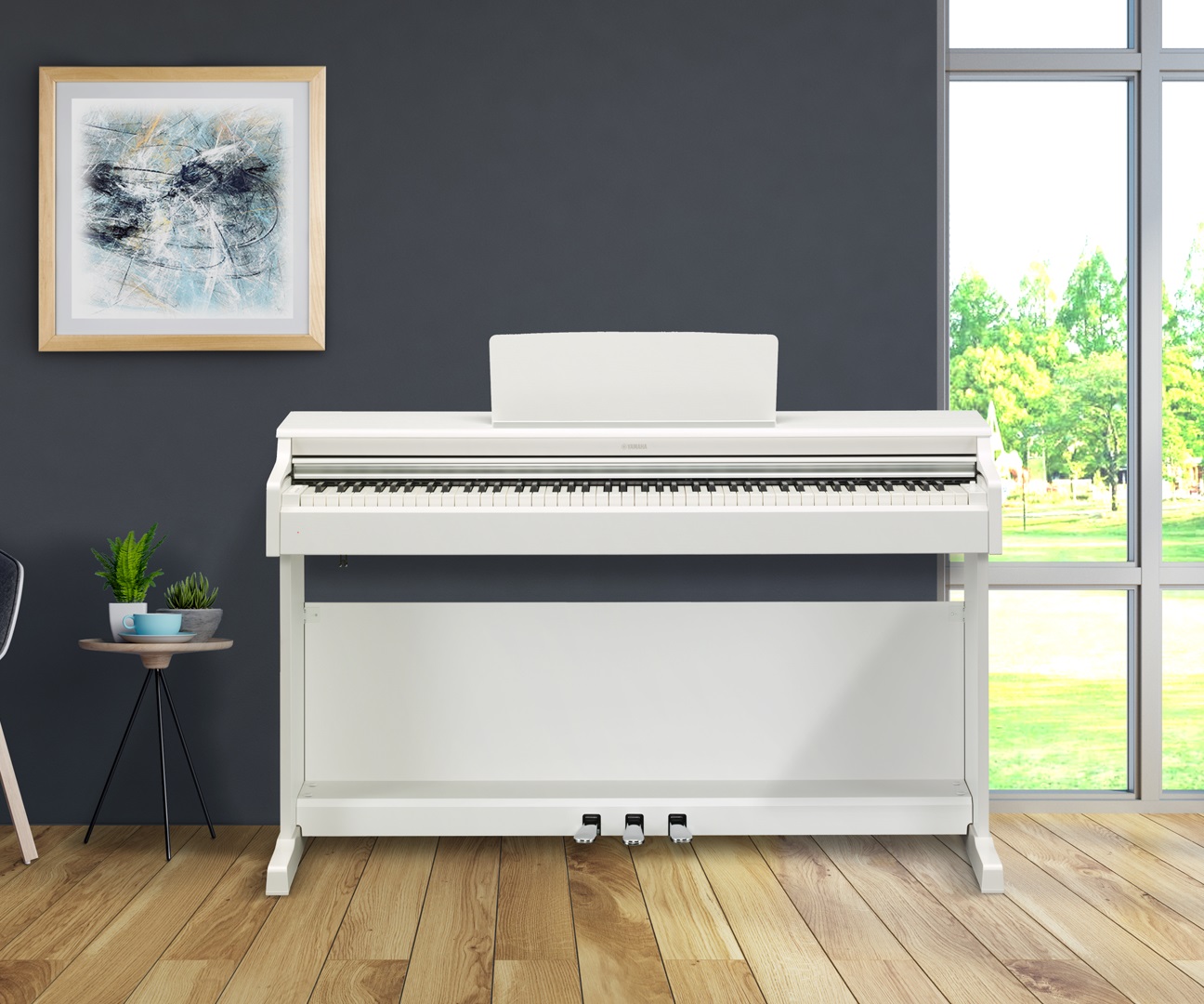 Yamaha Ydp-164 Arius - White - Piano digital con mueble - Variation 2