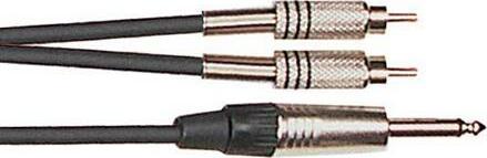 Yellow Cable K02 2 Rca Male Vers Jack Male Mono 3 Metres - Cable - Main picture