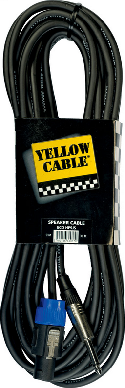 Yellow Cable Sono Hp9js Jack Speakon 9m - Cable - Main picture