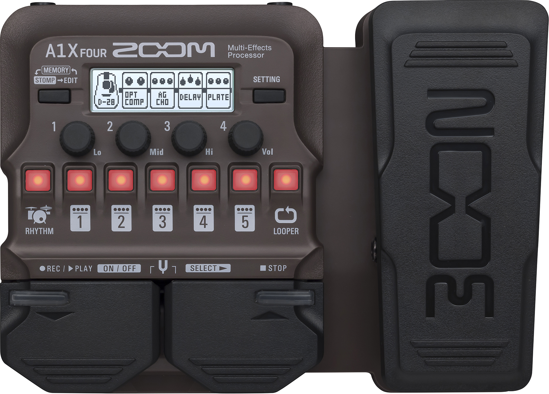 Zoom A1x Four Acoustic Instruments Multi-effects - Multiefectos para guitarra acústica - Variation 1