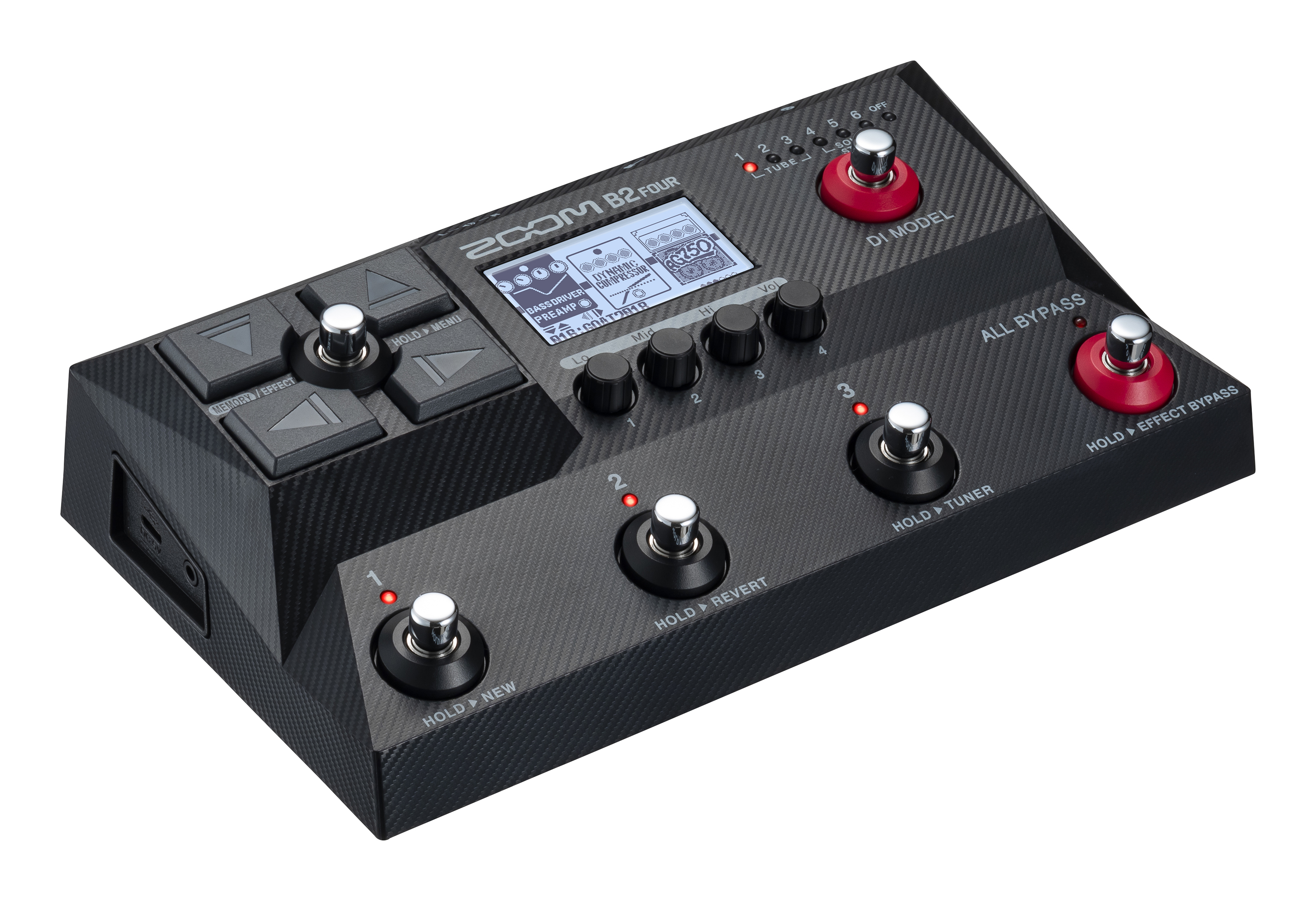 Zoom B2 Four - Pedalera multiefectos para bajo - Variation 1