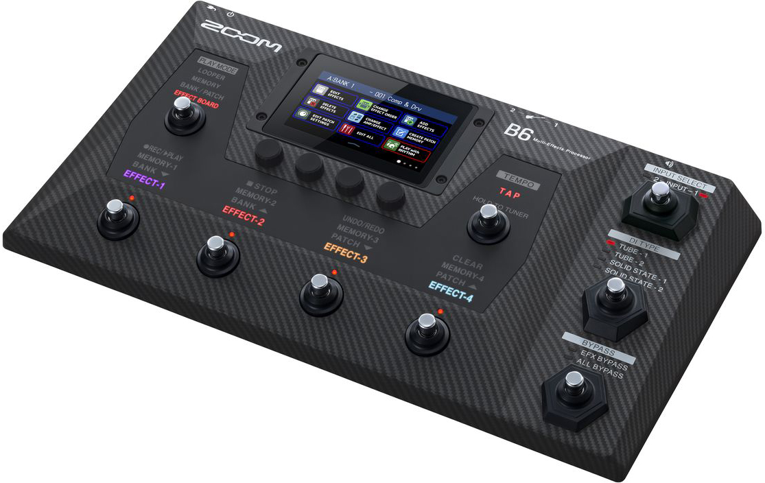 Zoom B6 Multi-effects Bass Processor - Pedalera multiefectos para bajo - Variation 1