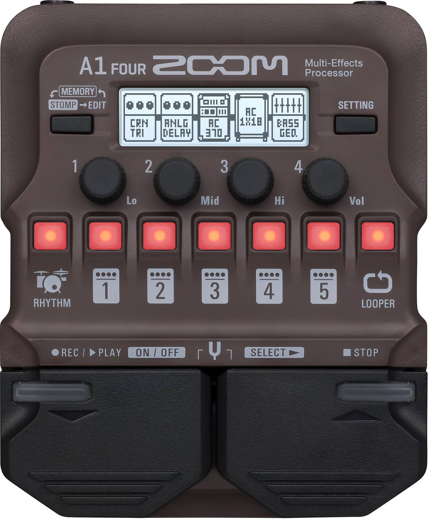Multiefectos para guitarra acústica Zoom A1 Four Acoustic
