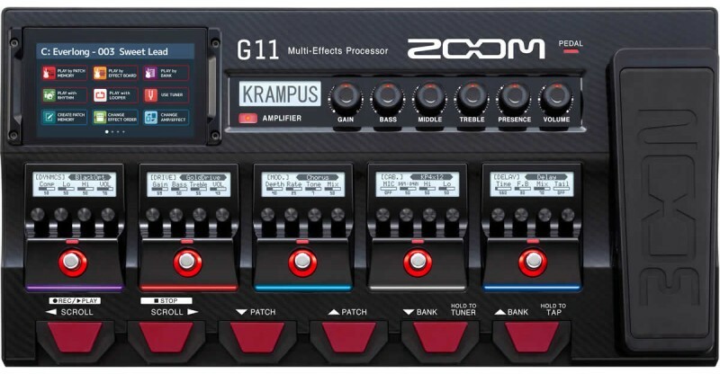 Zoom G11 - Simulacion de modelado de amplificador de guitarra - Main picture