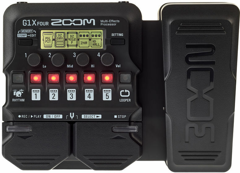 Zoom G1x Four - Simulacion de modelado de amplificador de guitarra - Main picture