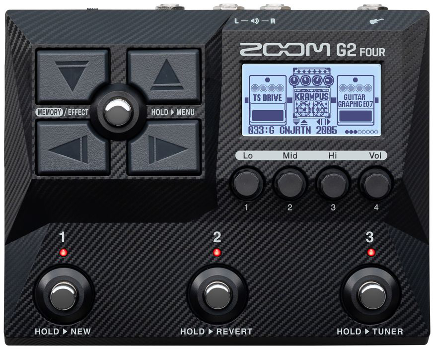 Zoom G2 Four Guitar Multi-effects - Simulacion de modelado de amplificador de guitarra - Main picture