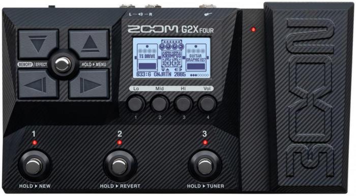 Pedalera multiefectos para guitarra eléctrica Zoom G2X Four Guitar Multi-Effects