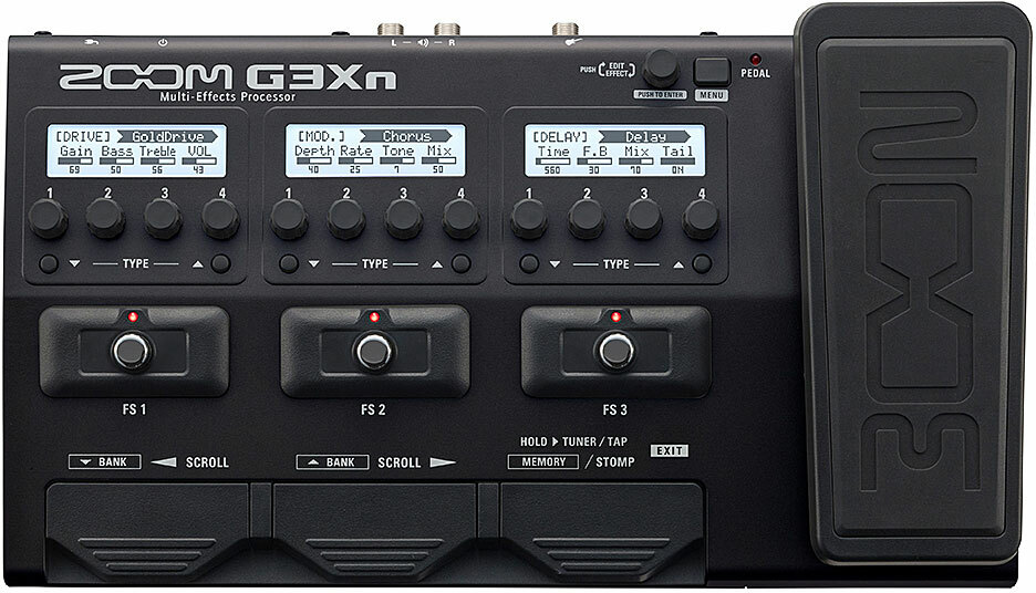 Zoom G3xn Guitar Multi-effects With Expression Pedal - Simulacion de modelado de amplificador de guitarra - Main picture