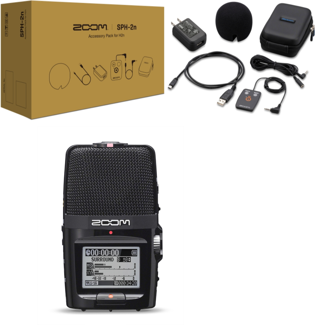 Zoom H2n + Sph-2n - Pack Home Estudio - Main picture