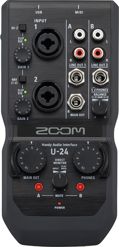Zoom U-24 - Interface de audio USB - Main picture
